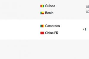 0-2喀麦隆！FIFA官网更新实时排名：国足扣掉2.98分，掉回第93位