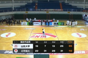 CUBAL-北京体大大胜山东大学 潘睿彦18分 冯俊畇22+5