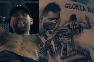 好兄弟！奥塔门迪身上有梅西文身，今日梅西让点助其主场告别破门