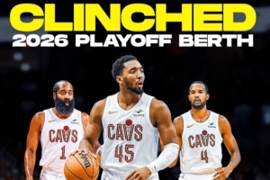 锁定季后赛席位！美媒：哈登和米切尔能带领骑士走多远？