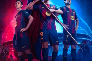 准备好了吗？巴萨发布战马竞海报：莱万扛大旗，费兰、加维出镜