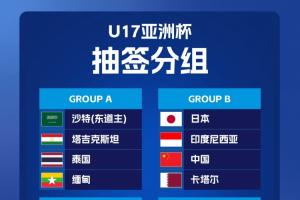 直播吧:亚足联拟将U17亚洲杯移至中国举办,武汉成主要候选赛地