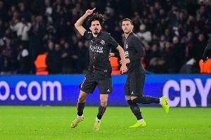 欧冠淘汰赛传球成功130+且成功率超95%,近10年仅维蒂尼亚做到