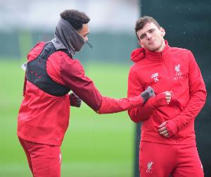 罗伯逊加盟利物浦后在英超创造425次机会,同期后卫中仅次阿诺德