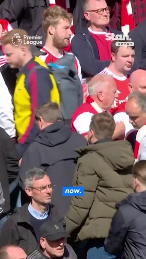 失望！阿森纳vs伯恩茅斯比赛还未结束时，主场枪迷已经纷纷退场