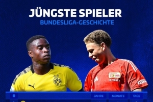 16岁3天!柏林联小将成为德甲历史第二年轻首秀球员,仅次穆科科