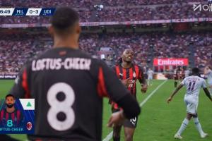 莱奥第77分钟被换下，圣西罗一片嘘声