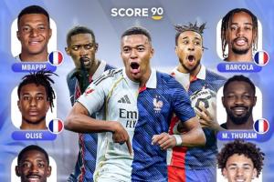 恐怖如斯!法国3套锋线组合总身价8.55亿,前锋身价前10法国占5个