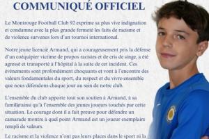 鼻骨骨折!队友遭遇种族歧视,13岁巴黎小将挺身而出被殴打送医