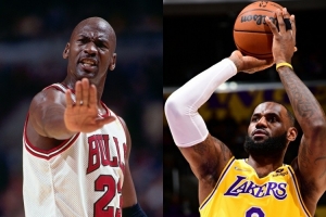 媒体人:若东契奇和里夫斯不打 詹姆斯要能带湖人夺冠就稳压乔丹