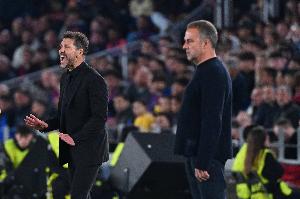 记者：弗里克赛前拒绝与西蒙尼握手，赛后两人也没有打招呼